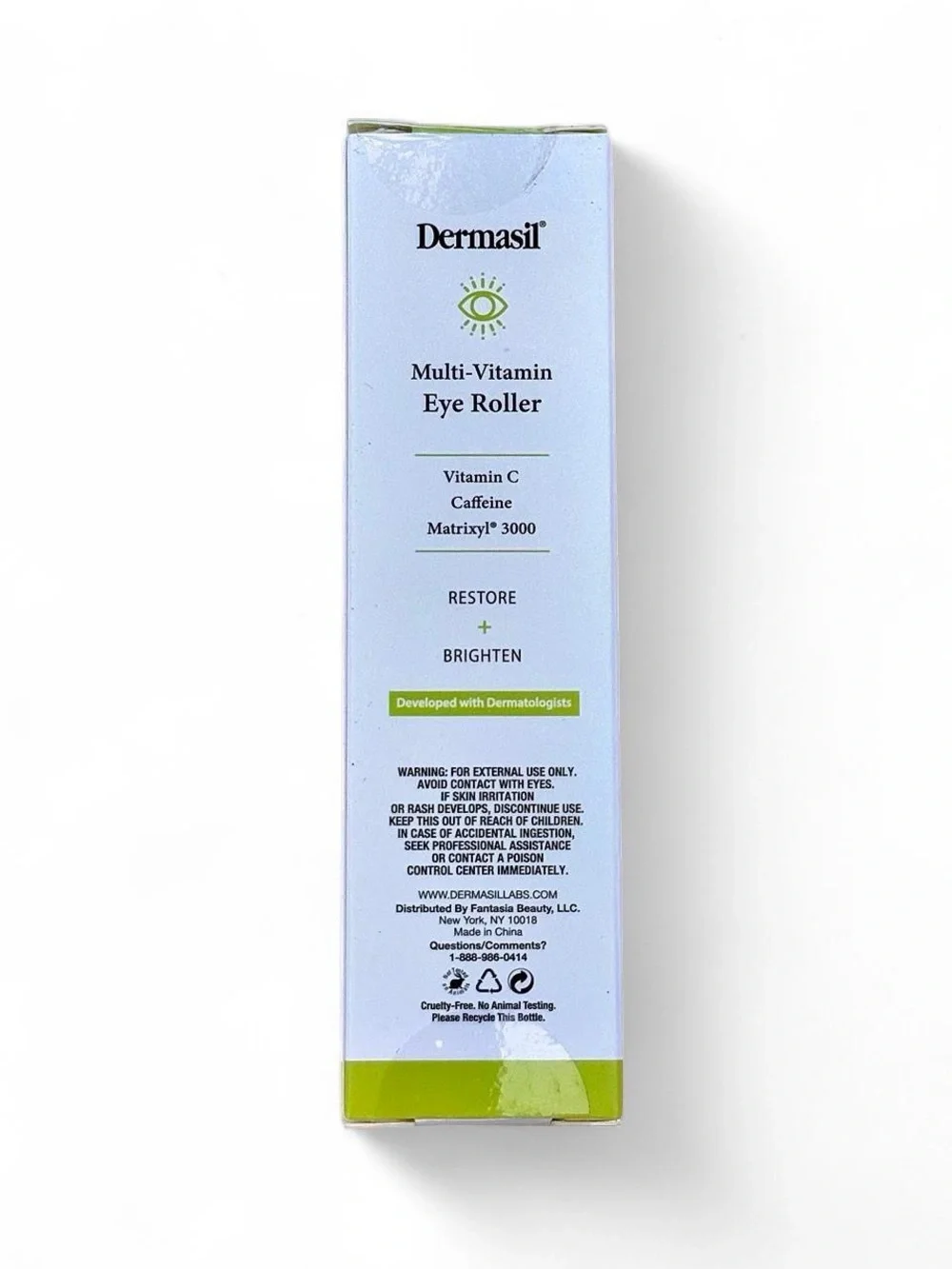Dermasil Multi-Vitamin Eye Roller with Vitamin C, Caffeine & Matrixyl 3000